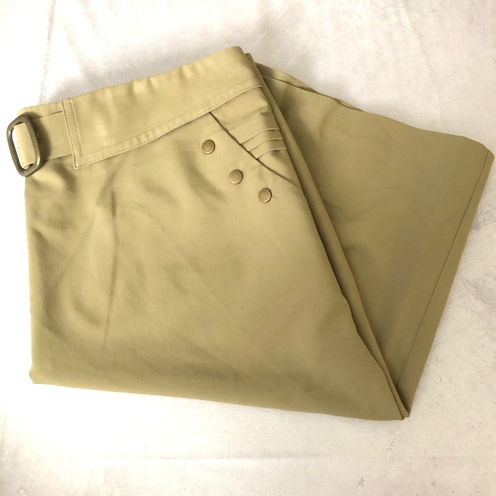 Larry Levine 12 Green Skirt - Good Cond